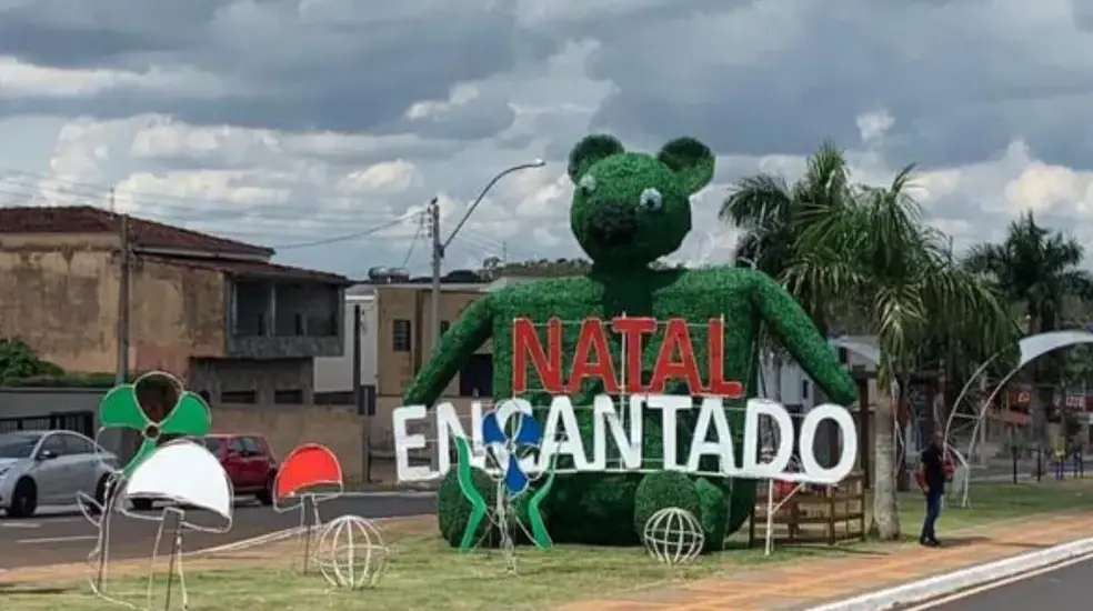 Urso Natal Encantado Batatais