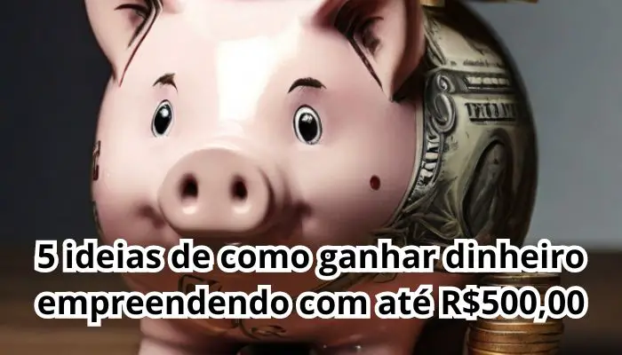 5 ideias de como ganhar dinheiro empreendendo com até R$500,00